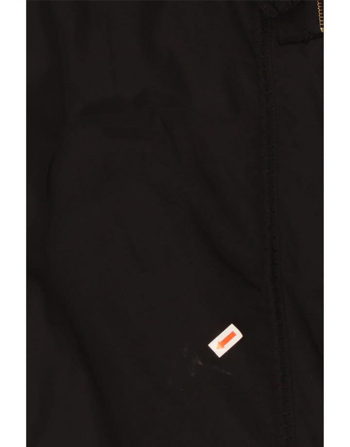 Pardesiu vintage pentru femei IT 47 Poliester negru mare