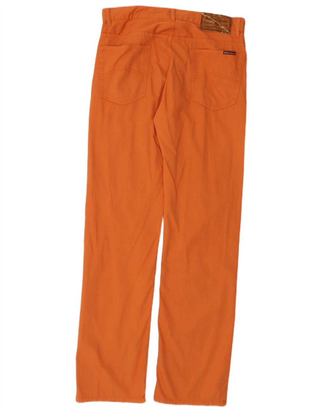 MARLBORO CLASSICS Pantaloni casual drepti pentru femei L34 L34 Bumbac portocaliu