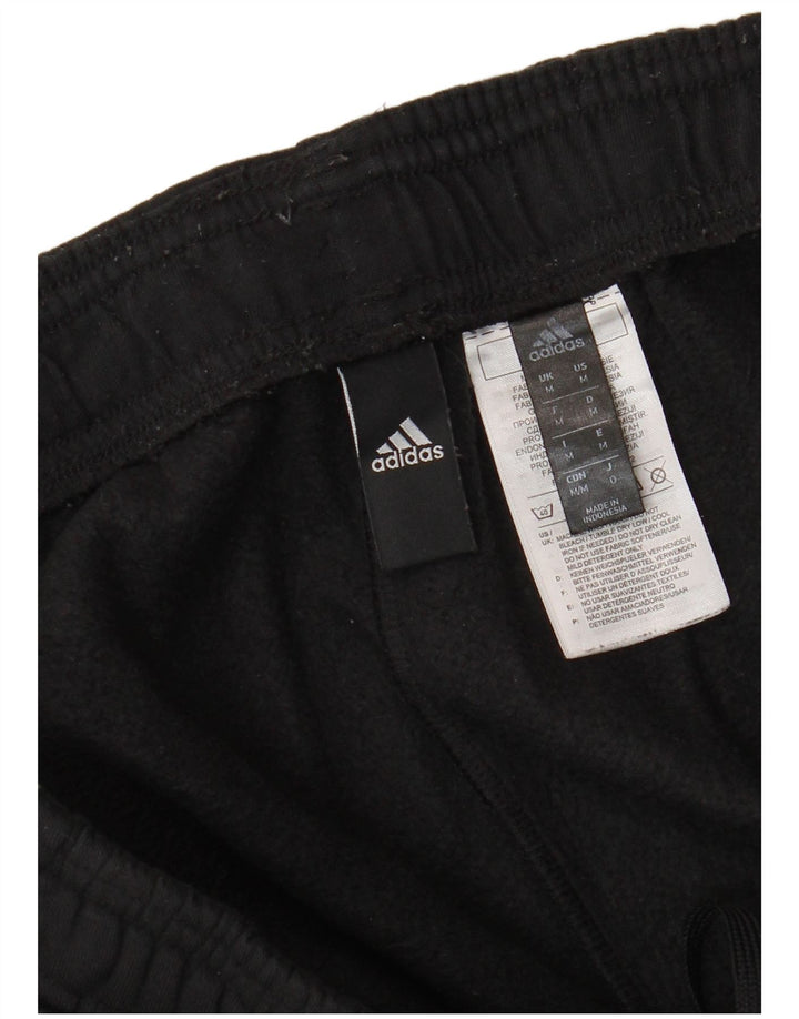 Pantaloni de trening ADIDAS pentru bărbați Joggeri, bumbac mediu negru