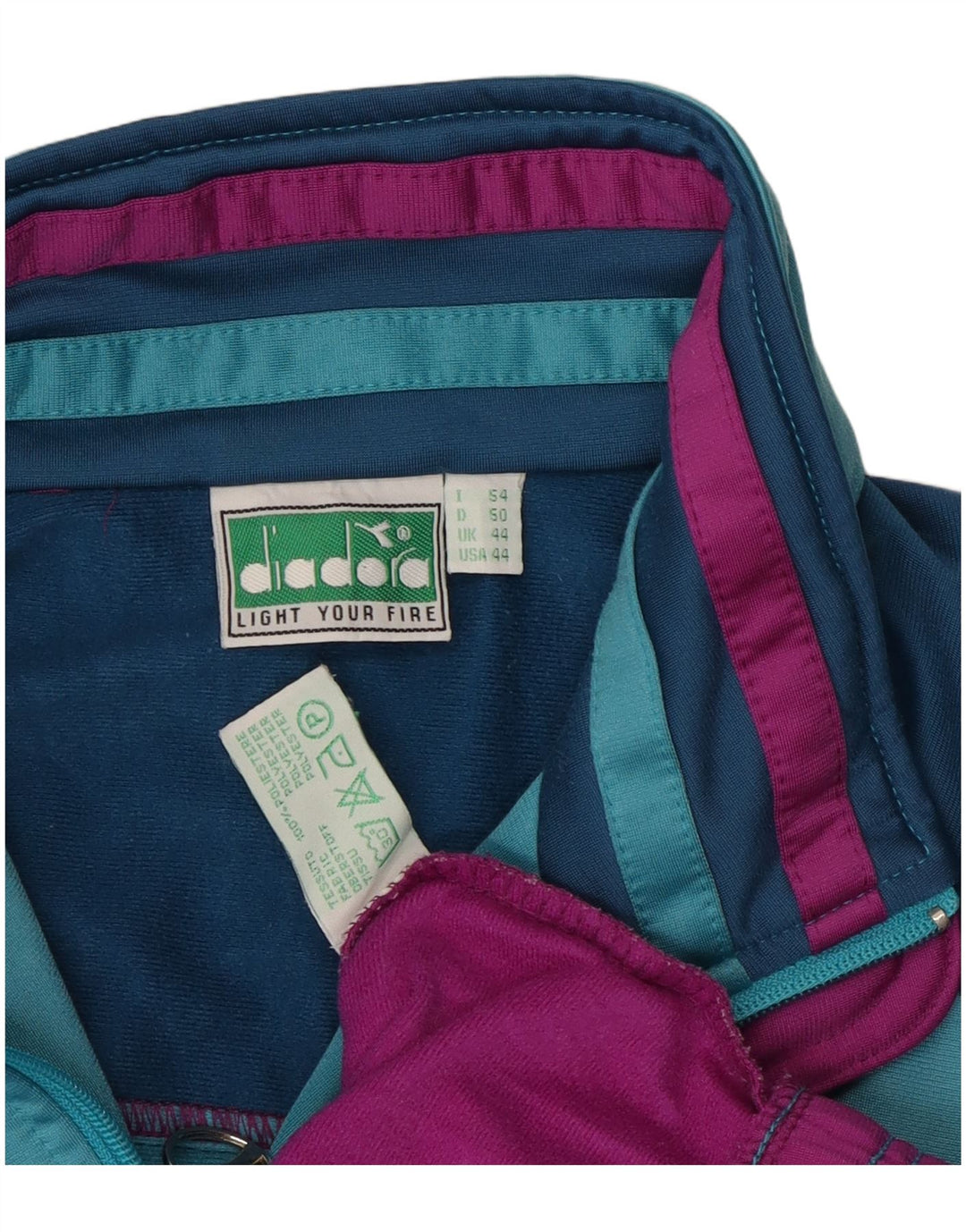 Jachetă de trening pentru bărbați Diadora UK 44 XL, multicoloră