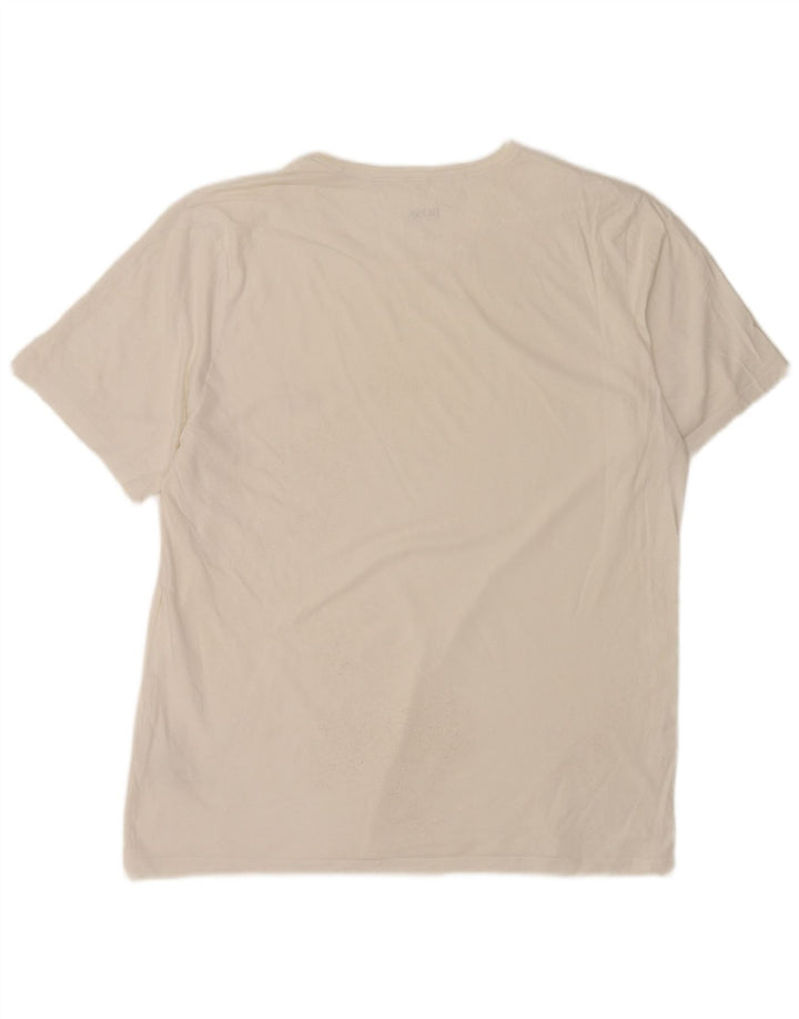 Tricou pentru bărbați Hugo Boss Top 2XL Bumbac alb