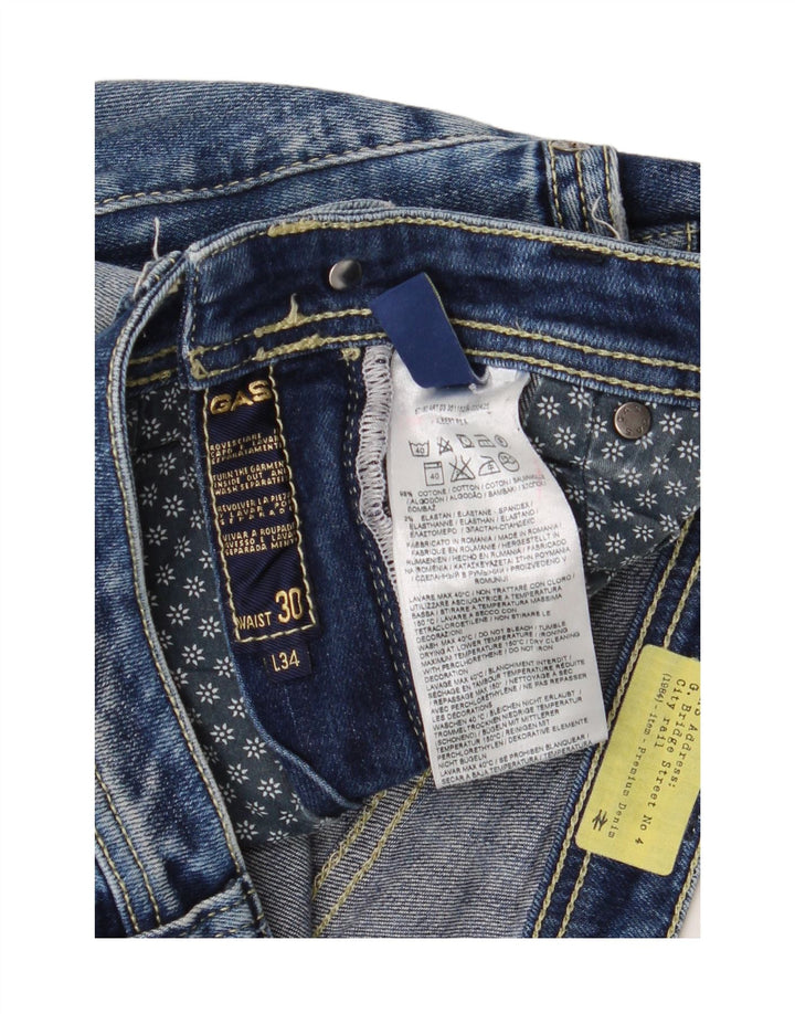 Blugi subțiri Albert distressed pentru femei Gas W30 L27 Bumbac albastru