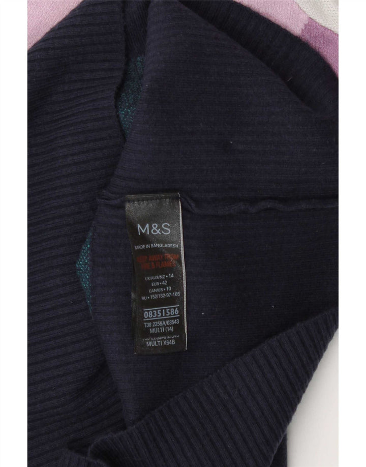 Pulover cu gât țestoasă pentru femei Marks & Spencer UK 14 mare, multicolor