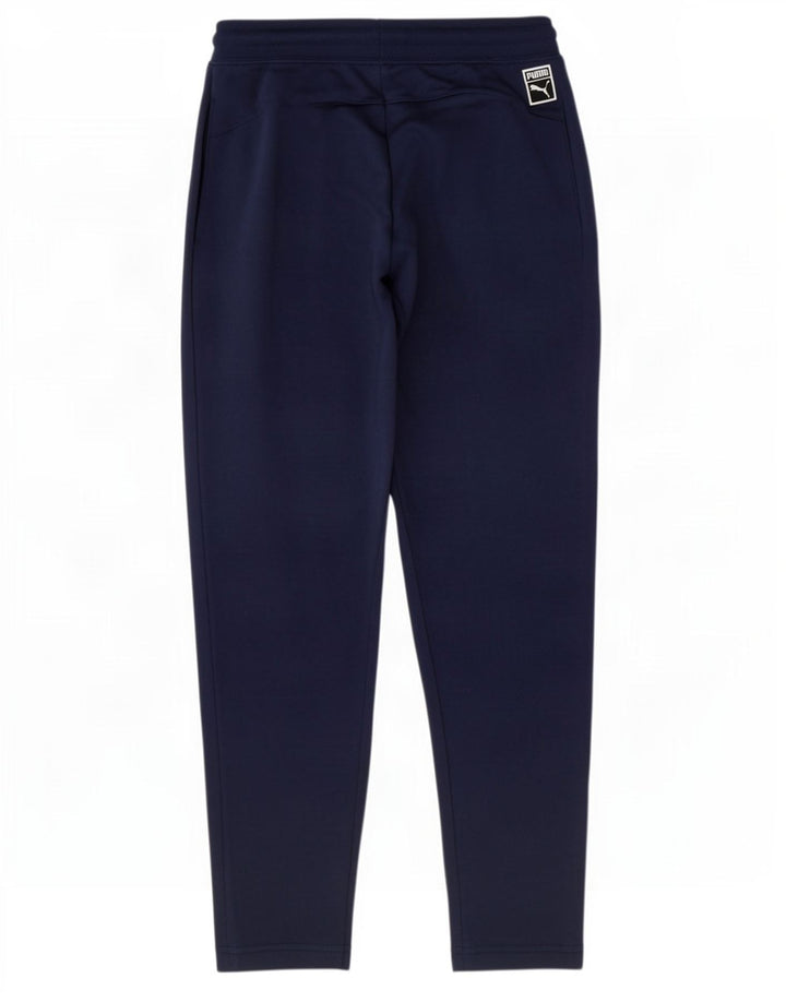 Pantaloni de trening Puma pentru bărbați, bumbac, albastru, mici