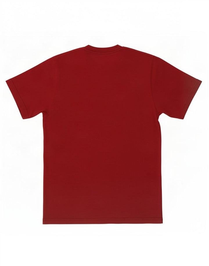 Tricou grafic Vans pentru baieti Top 10-11 ani bumbac rosu mediu