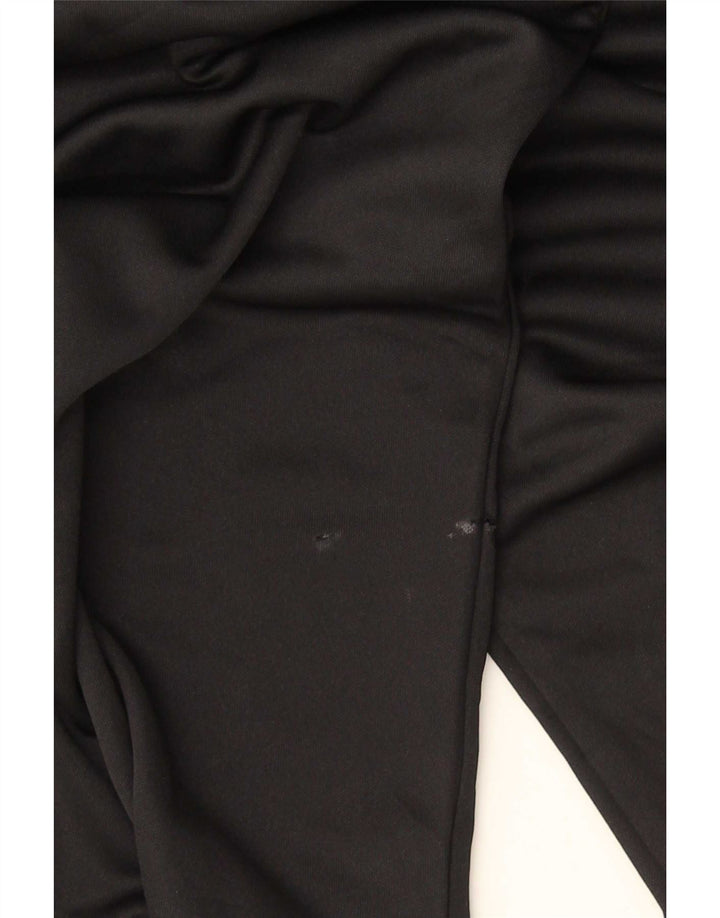 Adidas pentru bărbați, cu fermoar și gât, cu mânecă lungă, XL, poliester, negru