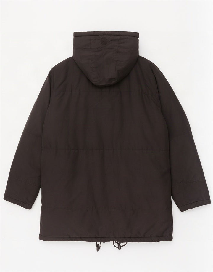 Jachetă parka cu glugă pentru bărbați Asics UK 40 Large Black