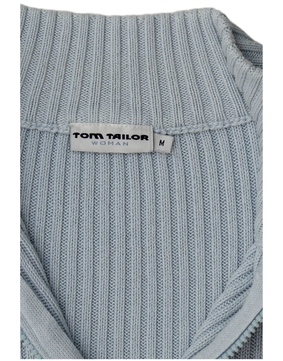 TOM TAILOR Pulover Crop Cardigan pentru femei UK 12 Medium Blue