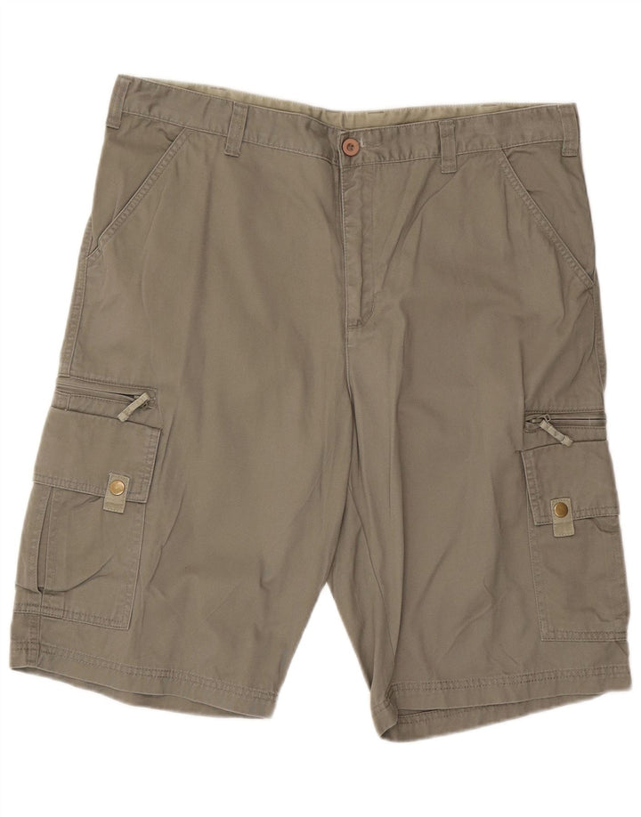 Pantaloni scurti cargo vintage pentru bărbați W38 XL bumbac kaki