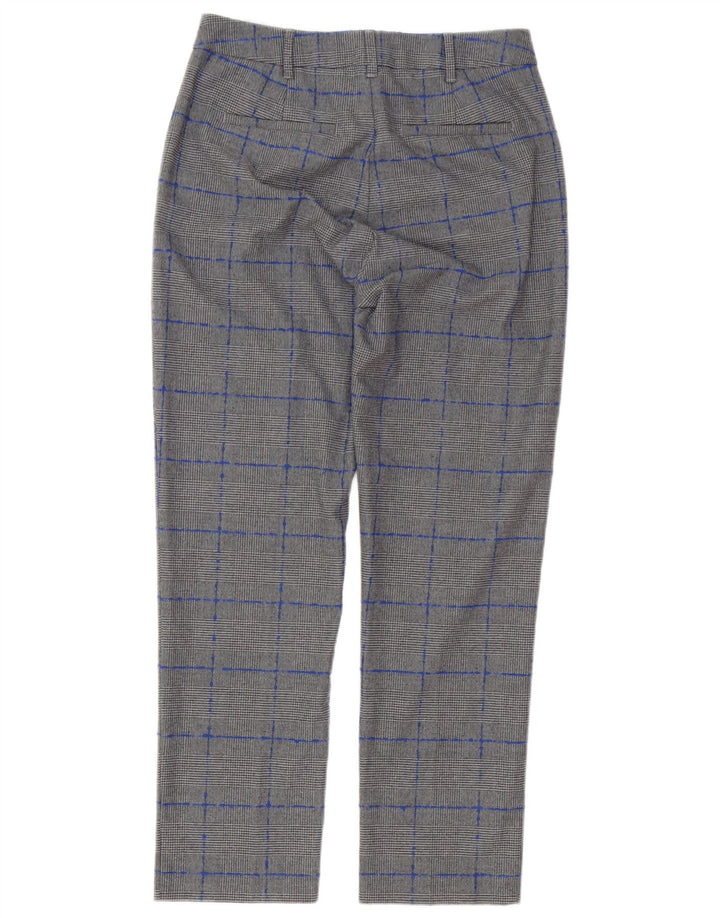 Max & Co. Pantaloni chino pentru femei UK 8 Small W28 L27 Gri Houndstooth
