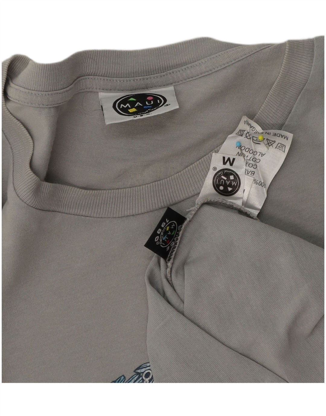 Tricou grafic pentru bărbați Maui and Sons Top din bumbac gri mediu
