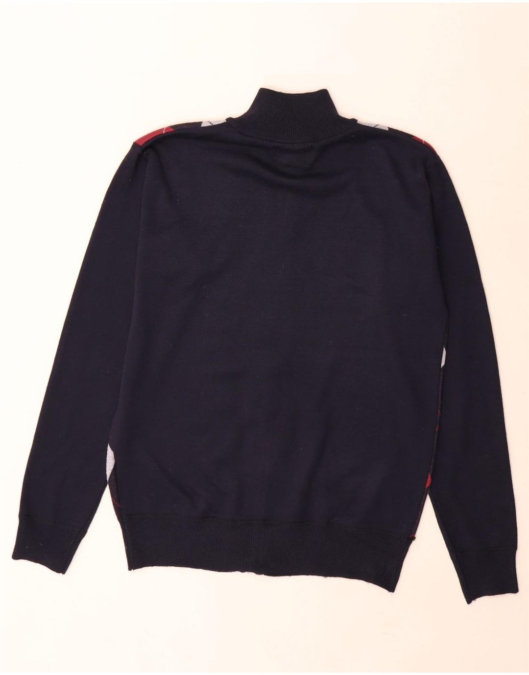 Pulover cardigan pentru bărbați Pierre Cardin Mic bleumarin Argyle/Diamond