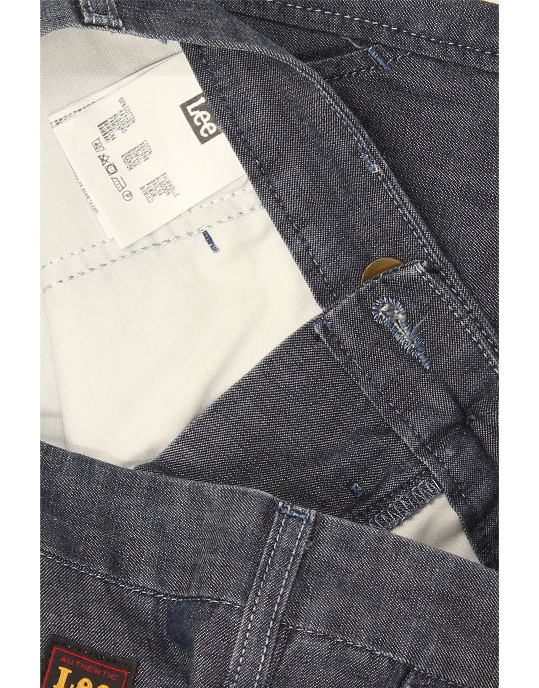 Pantaloni scurți chino pentru bărbați Lee W33, bumbac, albastru bleumarin mediu