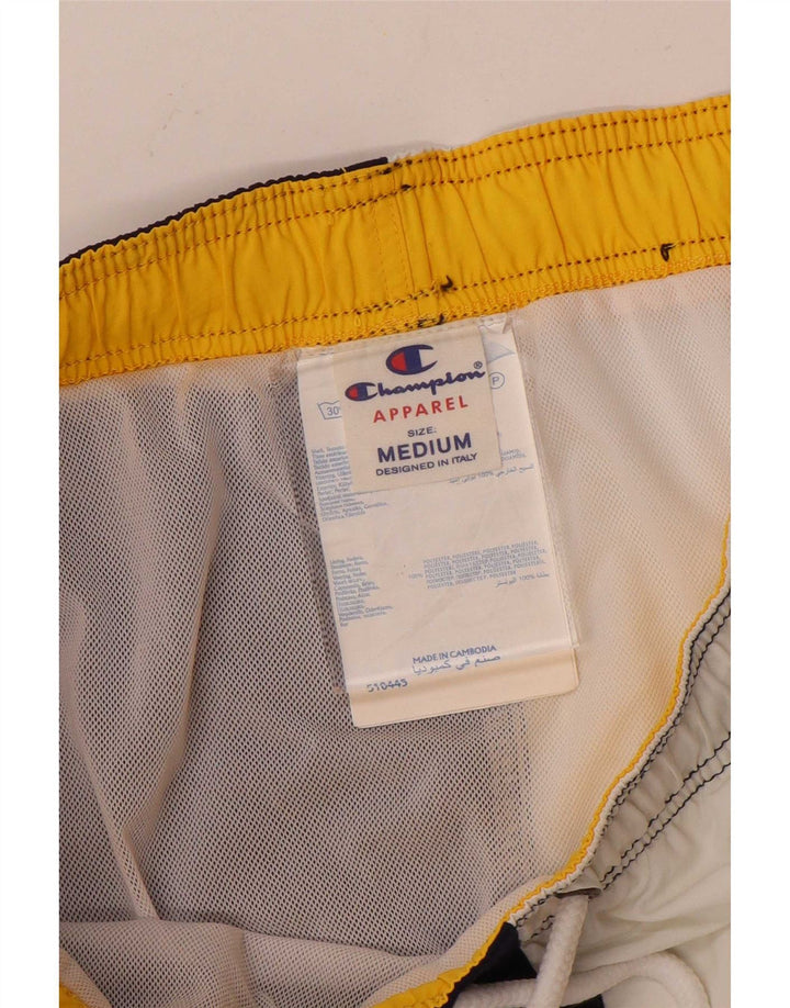 Pantaloni scurți de înot grafic pentru bărbați Champion, medii, albastru marin, color block