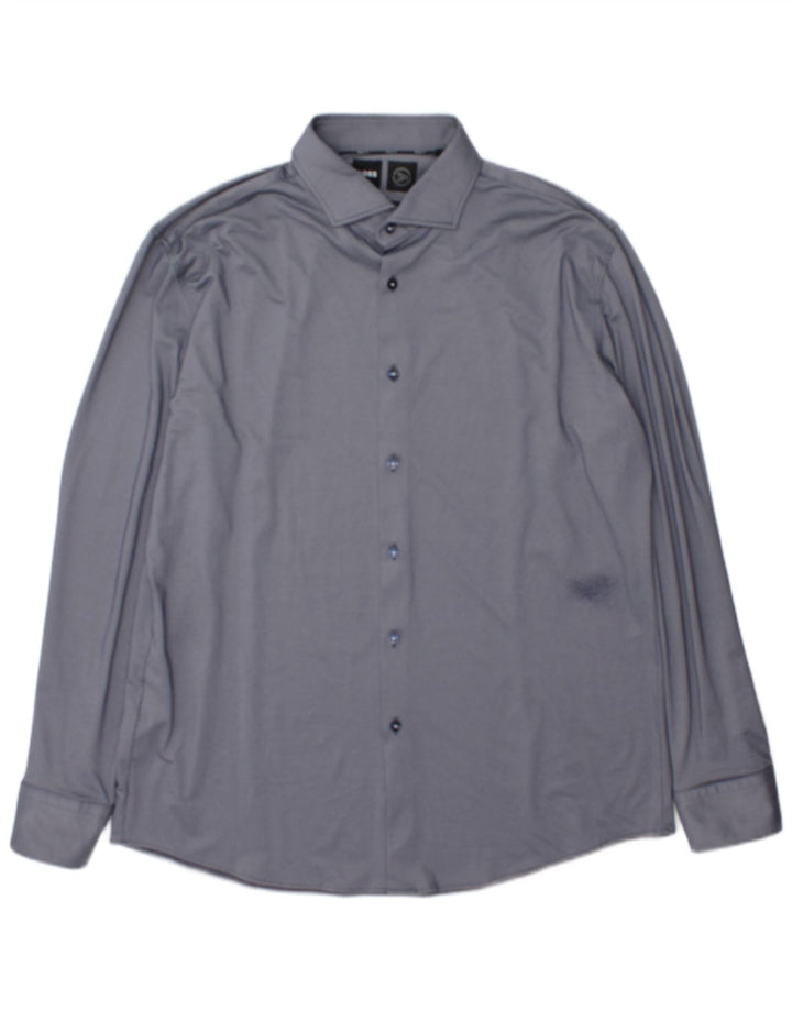 Cămașă Hugo Boss Performance Slim Fit Mărimea 43 17 XL Bleumarin Poliamidă