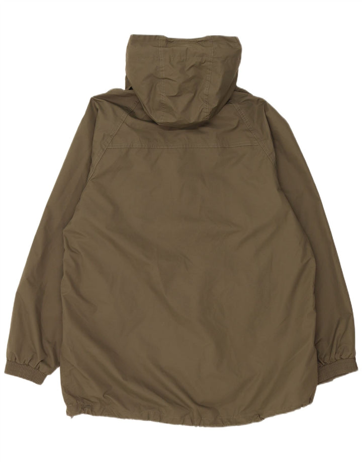 Jachetă de ploaie cu glugă pentru bărbați Mountain Warehouse UK 40, nailon mare kaki