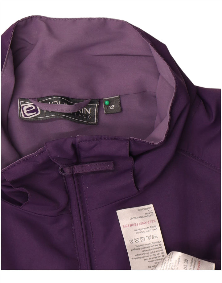 Jachetă Windbreaker pentru femei Mountain Essentials UK 22 3XL Poliester violet