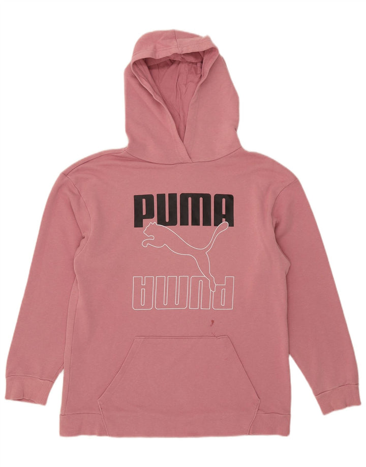 Pulover pentru bărbați Puma Graphic Hoodie, roz mediu