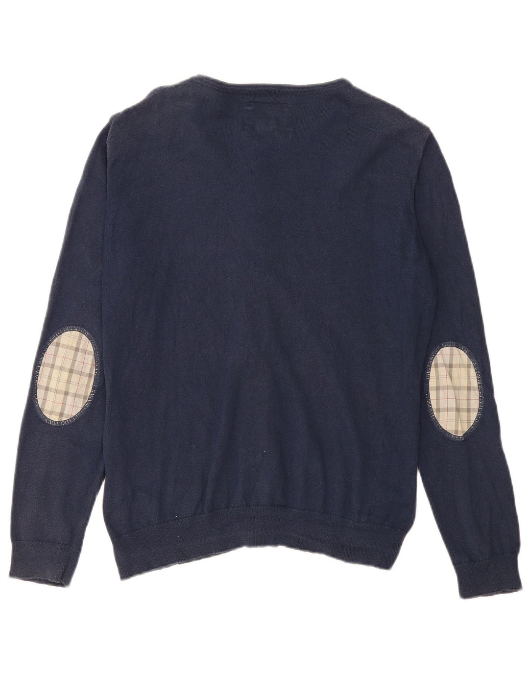 Pulover cardigan pentru femei BARBOUR UK 16 mare bumbac bleumarin