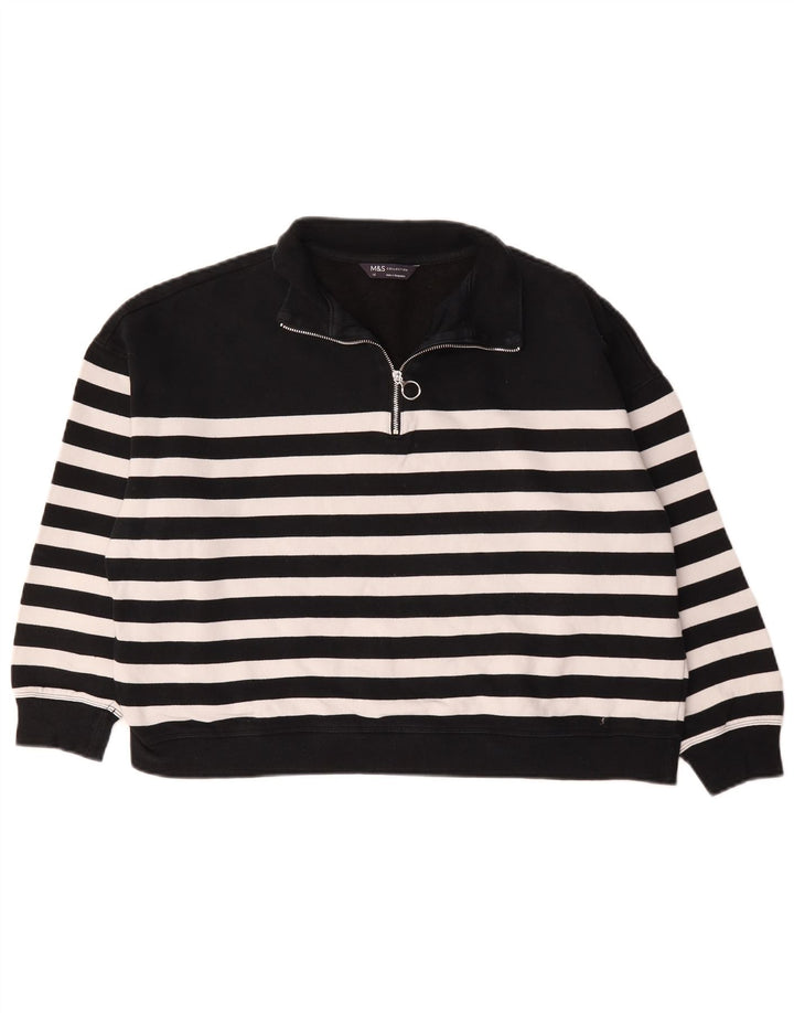 Pulover supradimensionat pentru femei Marks & Spencer UK 16 Large Negru