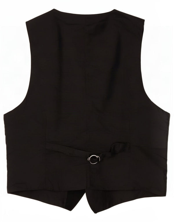 C&A Gilet pentru bărbați din piele intoarsa XL din piele neagra