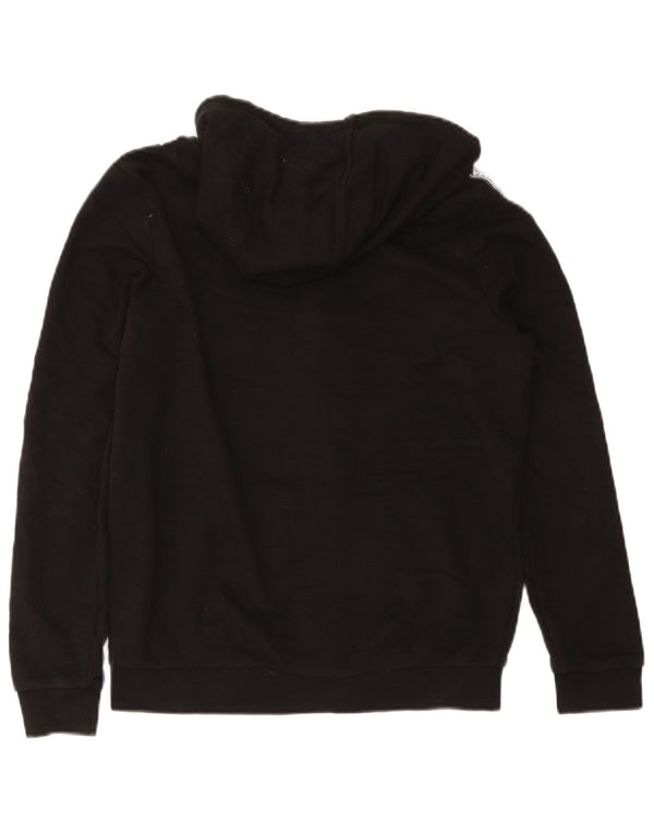 Pulover Puma Graphic Zip pentru femei UK 10 Bumbac negru mic