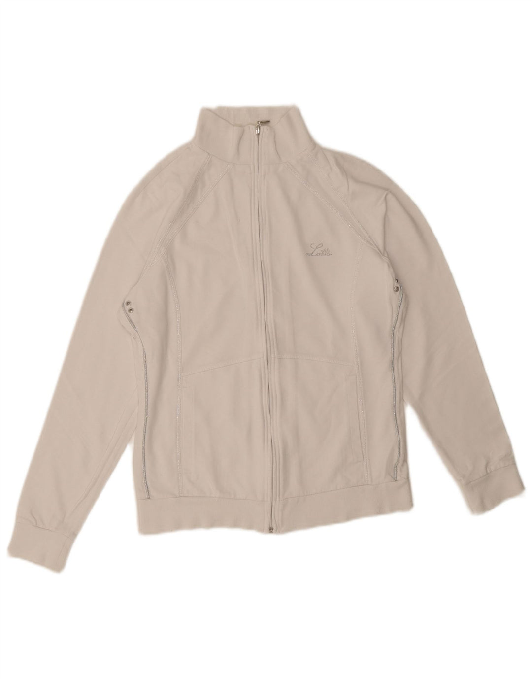 Jachetă de trening pentru femei Lotto UK 14 Large White