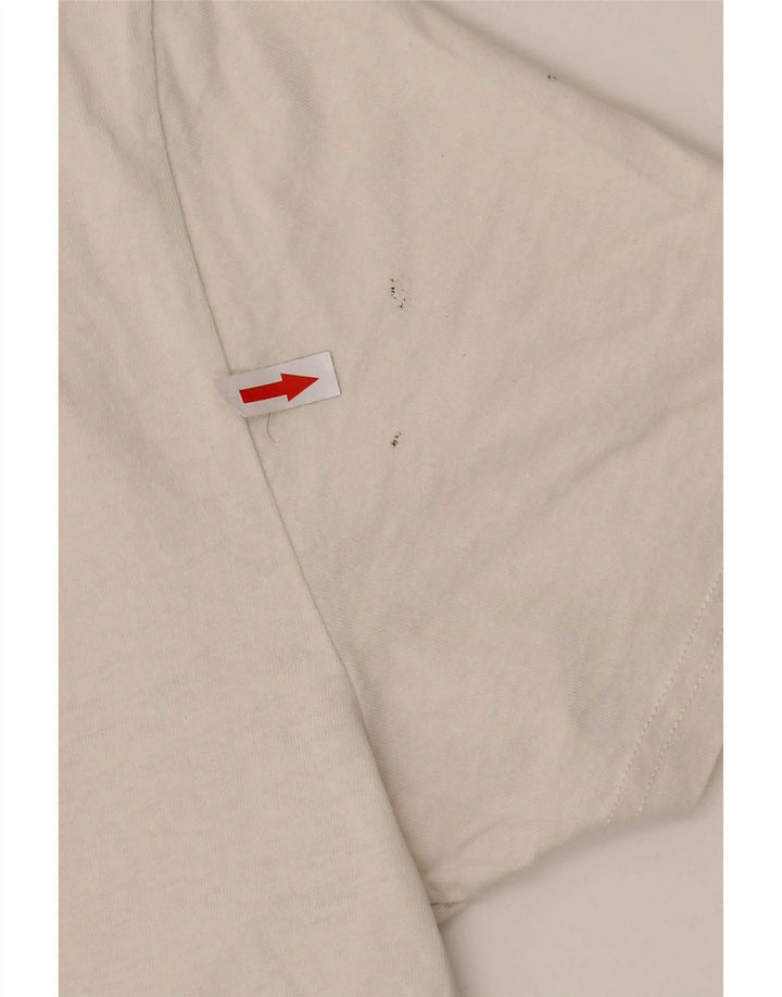 Tricou grafic Levi's pentru bărbați, cu croiala standard, top mediu din bumbac alb