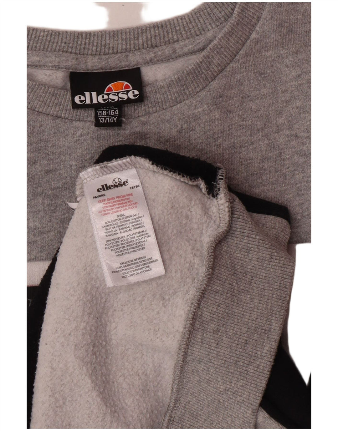 Hanorac cu grafic pentru băieți Ellesse Pulover 13-14 ani, multicolor