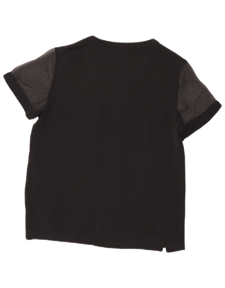 Bluză Calvin Klein Femei Top UK 14 Medium Black Colorblock Poliester