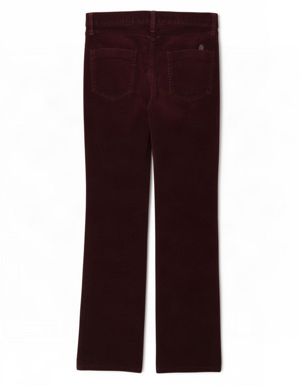 Marks & Spencer Pantaloni Bootcut pentru femei din catifea UK 10 Small W28 L31 Violet