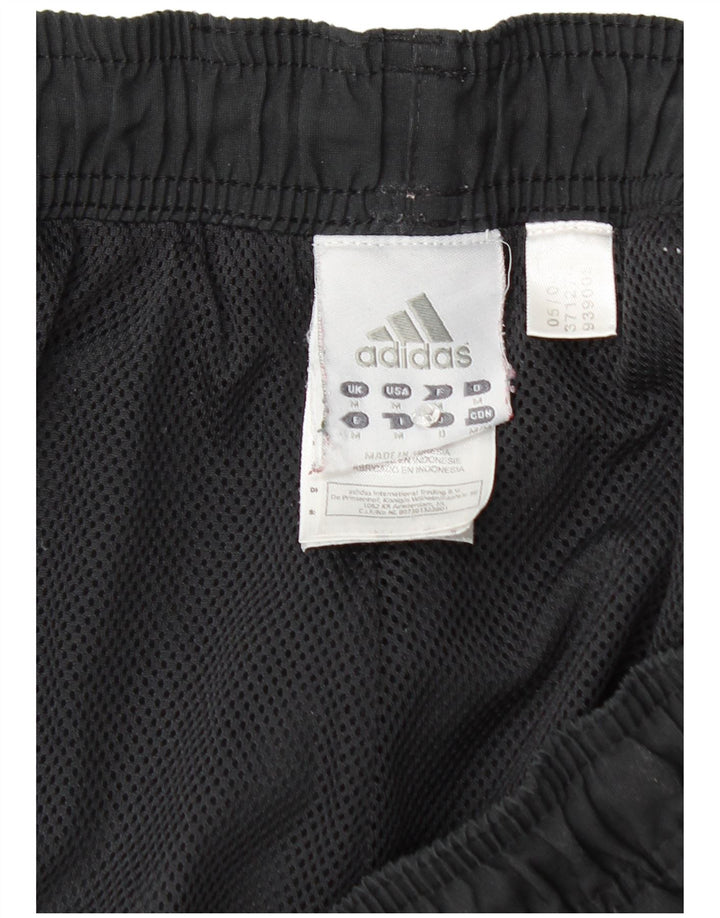 Pantaloni de trening Adidas pentru bărbați Joggeri poliester mediu negru