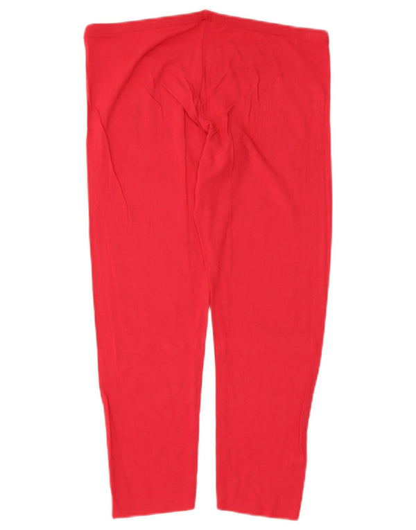 Leggings Capri pentru femei Patrizia Pepe UK 12 Medium Pink Viscose