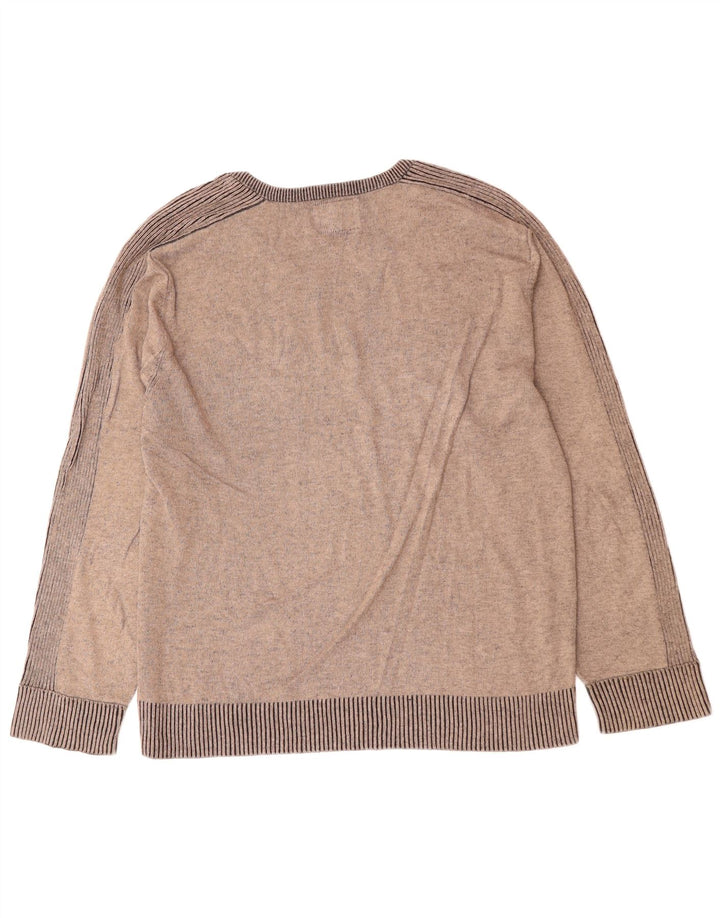 Pulover cu decolteu în V GUESS pentru bărbați, XL, gri