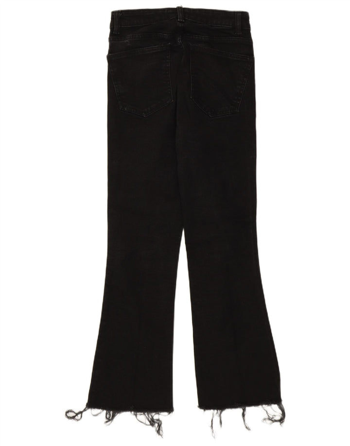 Blugi Zara Femei Bootcut EU 36 XS W26 L25 Negri