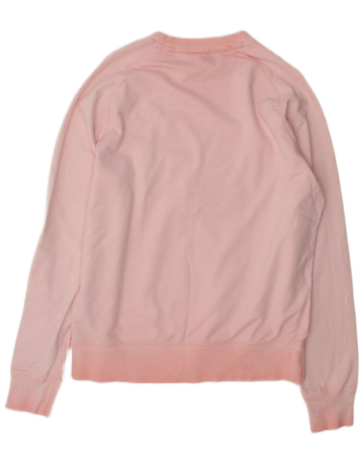 Pulover de hanorac grafic Nike pentru femei UK 14, bumbac roz mediu