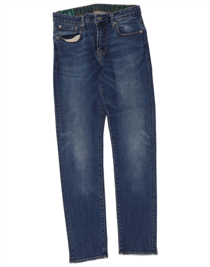 Blugi slim pentru femei Superdry W30 L32 bumbac albastru