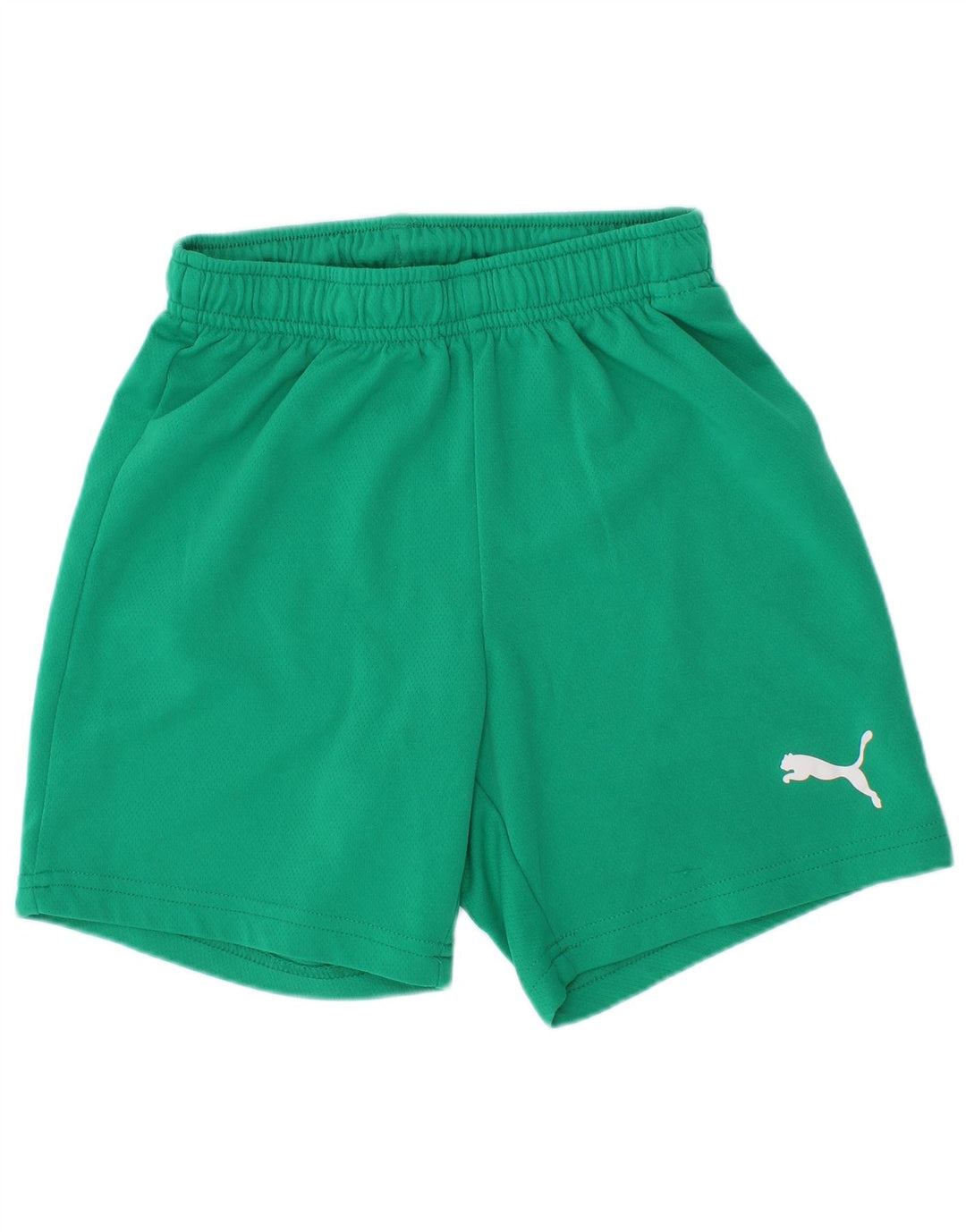 Pantaloni scurti sport Puma băieți 7-8 ani poliester verde