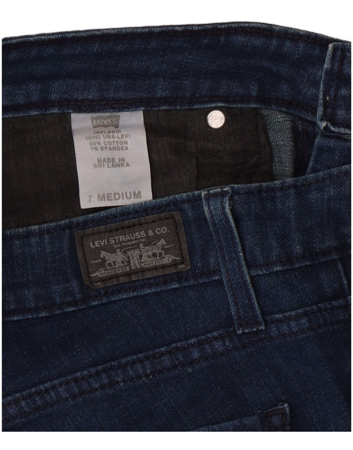 Blugi Levi's pentru femei 524 Super Low Slim US 7 Medium W32 L31 Blue Bumbac