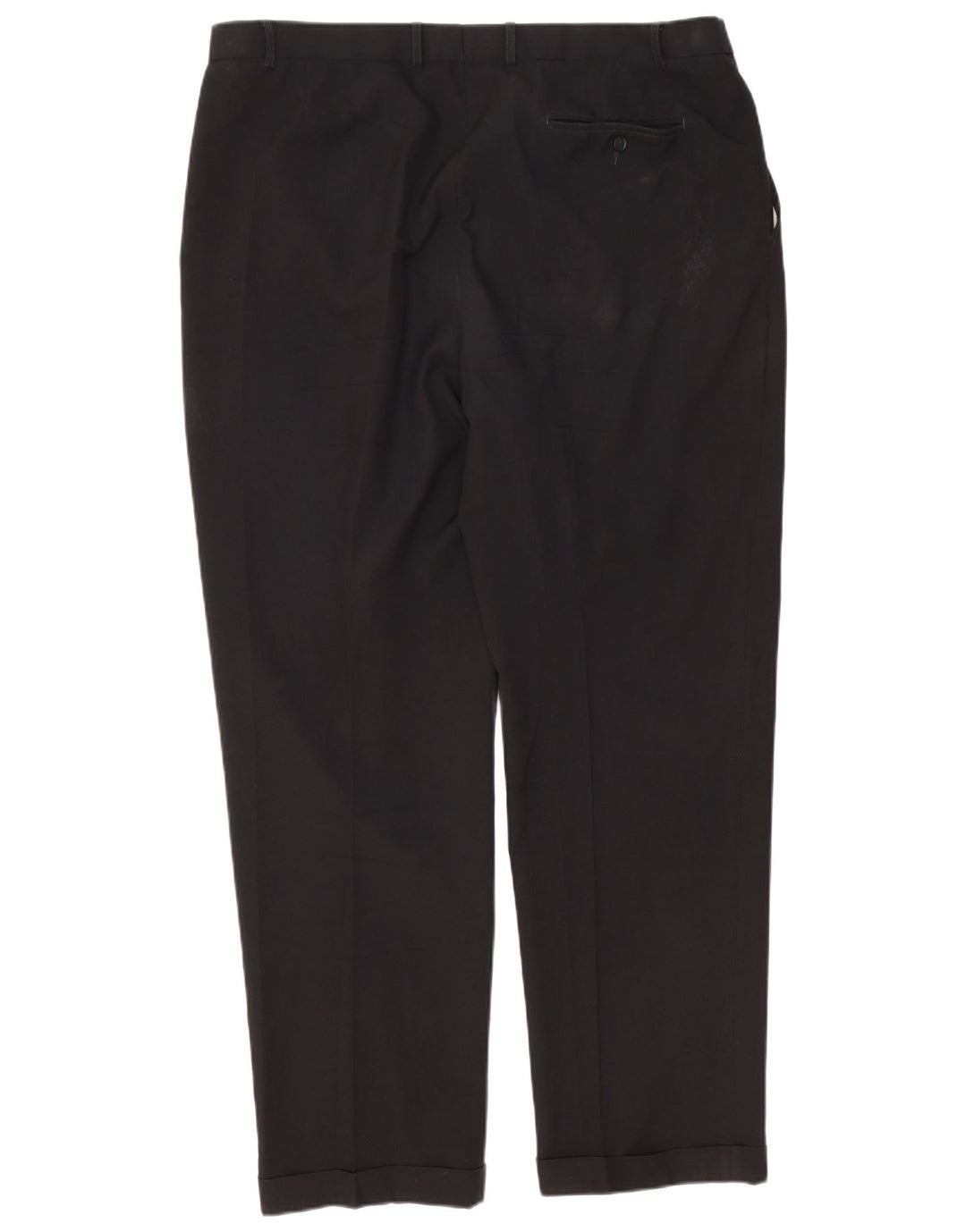 Pantaloni de costum pentru bărbați Marks & Spencer L40 L33 Poliester negru