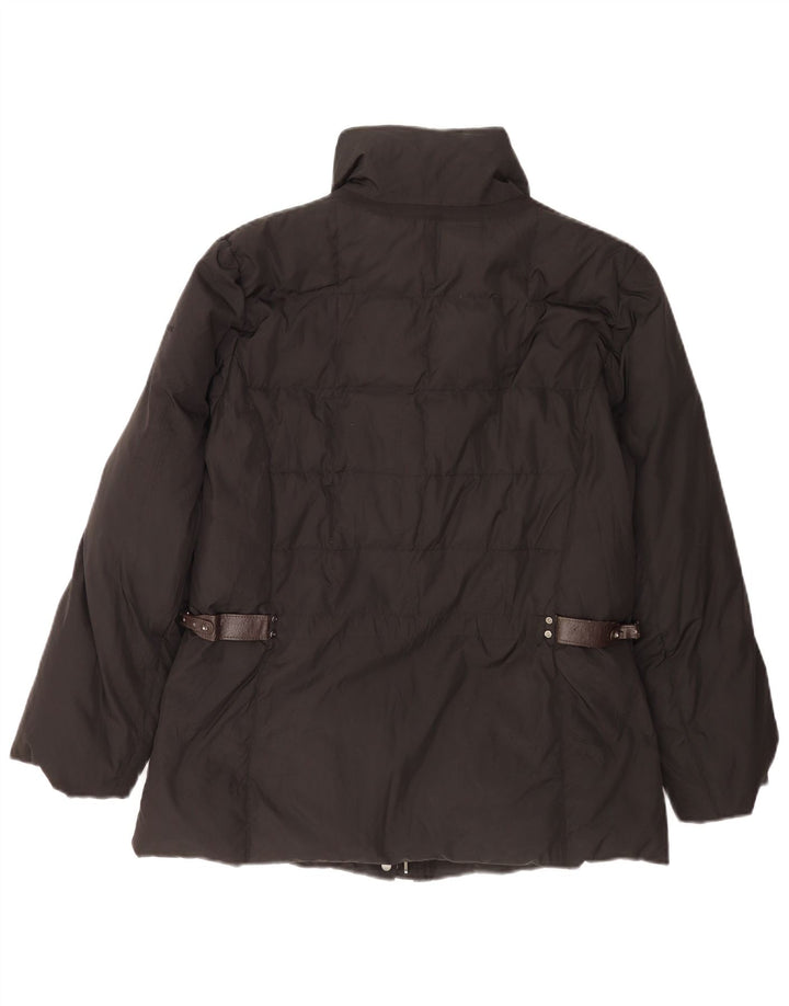 Jachetă căptușită pentru femei Geox UK 14 Medium Black Poliester