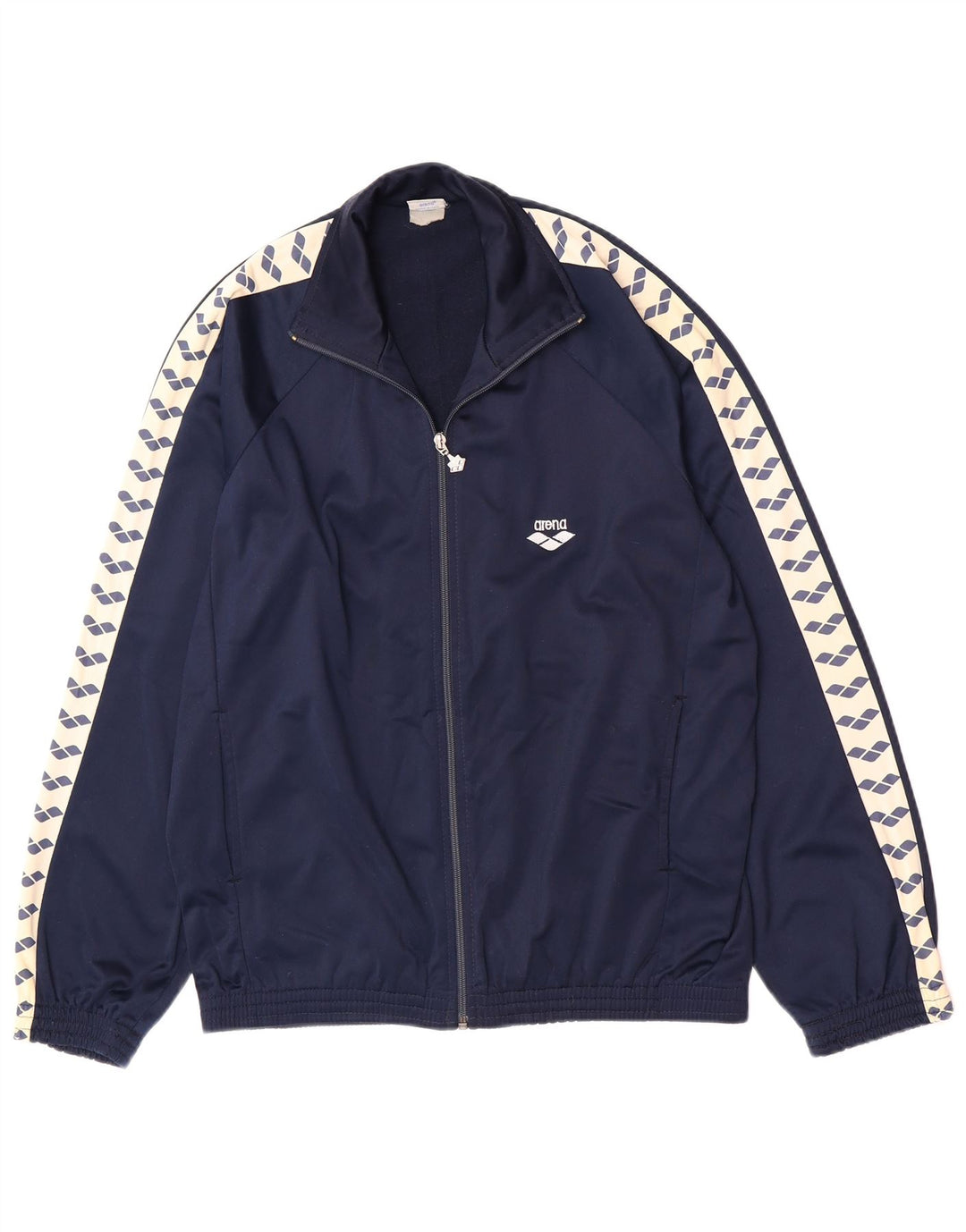 Jachetă de top pentru trening cu grafică Arena pentru bărbați, mare, albastru bleumarin