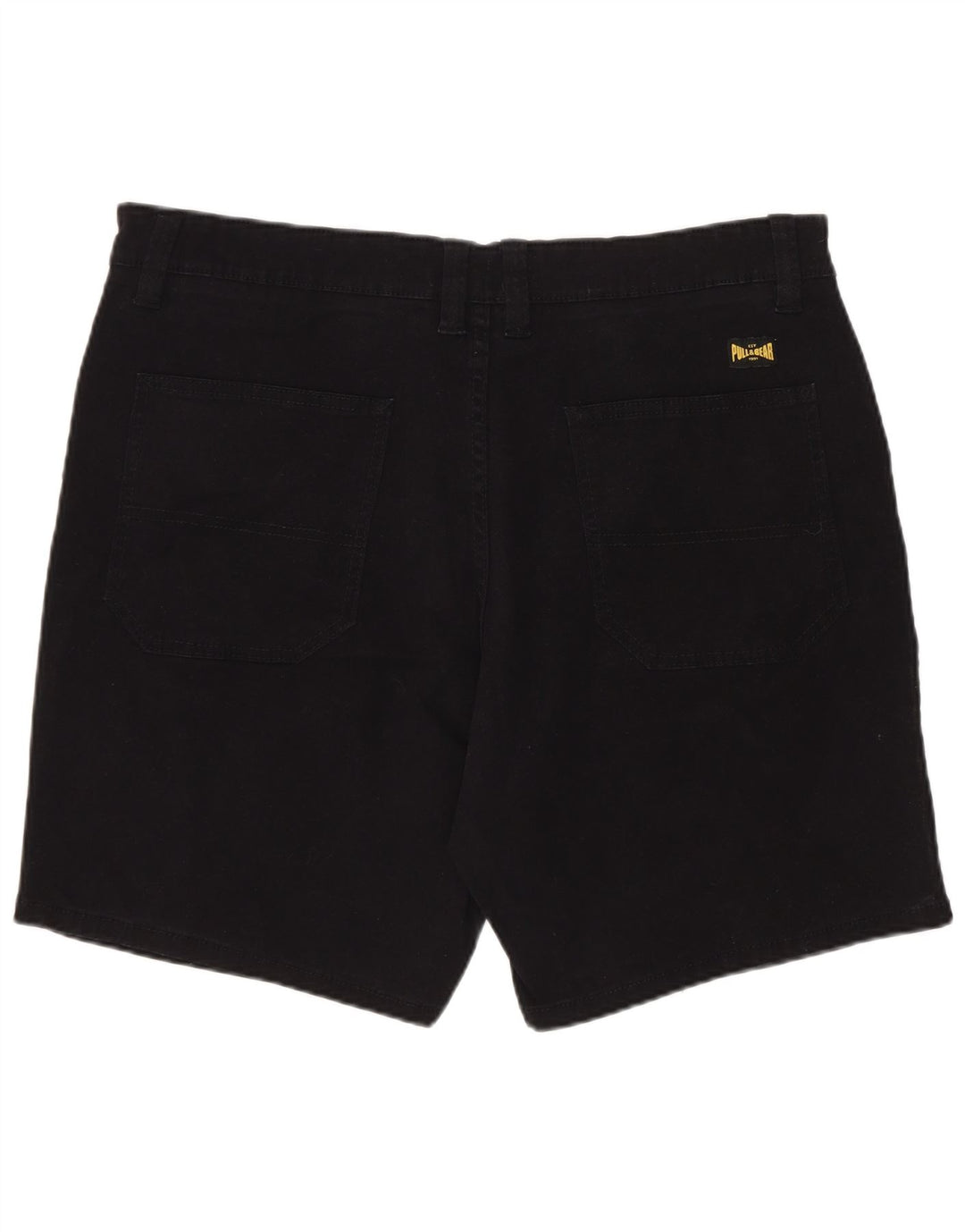 Pull & Bear Pantaloni scurți din denim pentru bărbați EU 44 Large W34 Bumbac negru