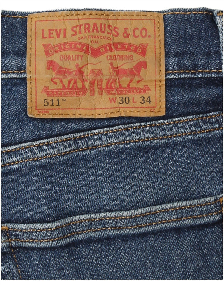 Blugi 511 Slim pentru femei LEVI'S L30 L26 Bumbac albastru