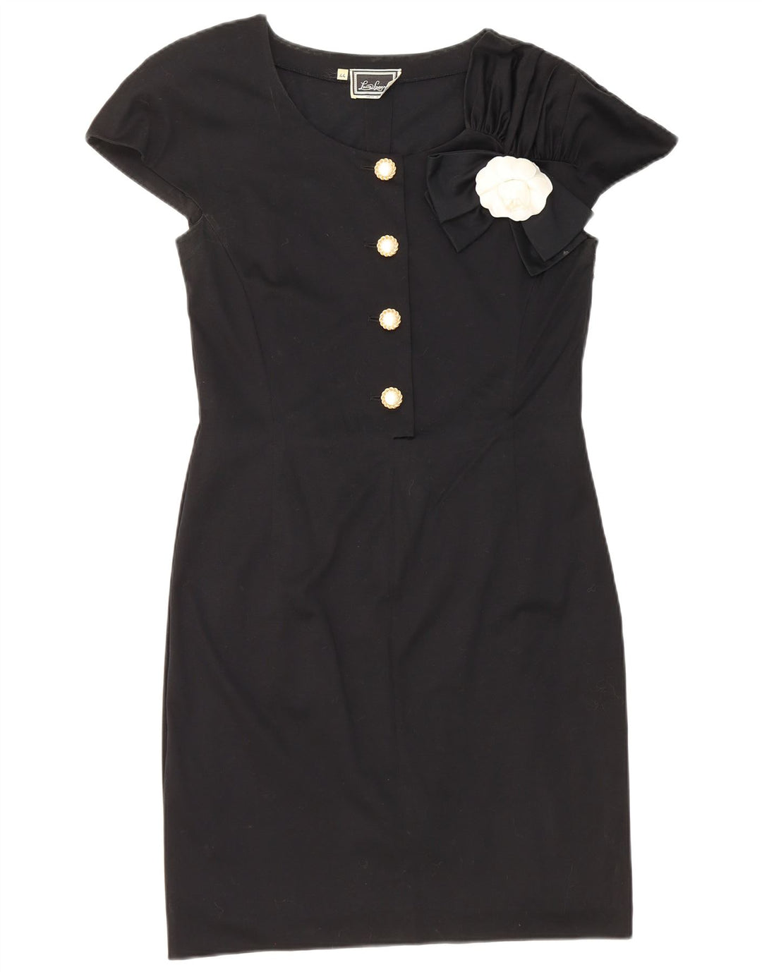 Rochie teacă pentru femei Luisa Spagnoli IT 44 Bumbac Negru Mediu