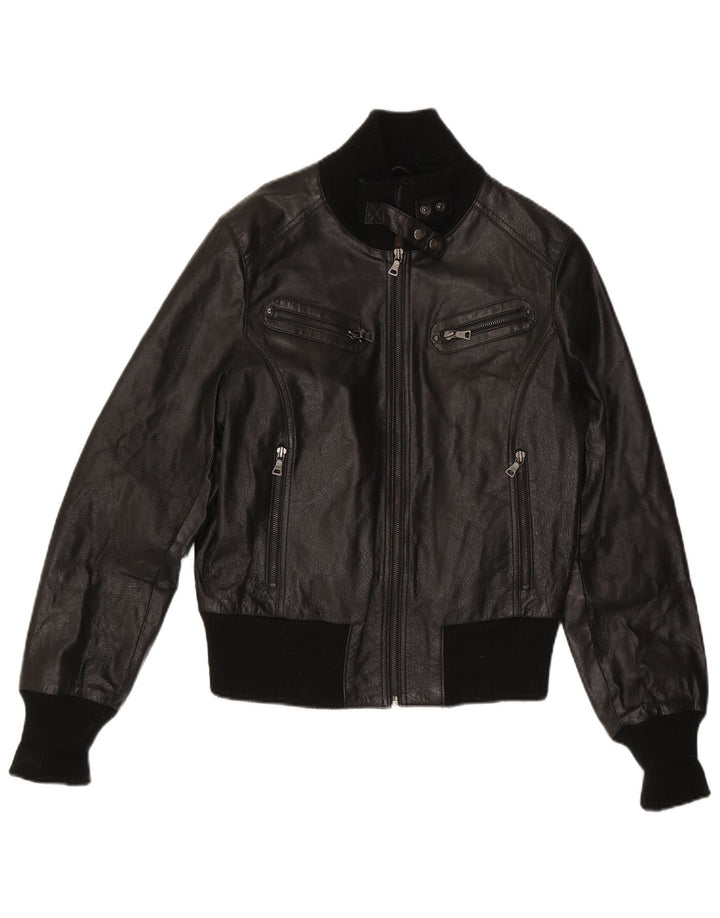 Jachetă de piele crop pentru femei Conbipel IT 48 XL neagră