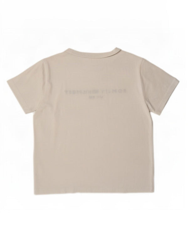 Tricou grafic Tommy Hilfiger pentru femei Top UK 14 Medium White Bumbac