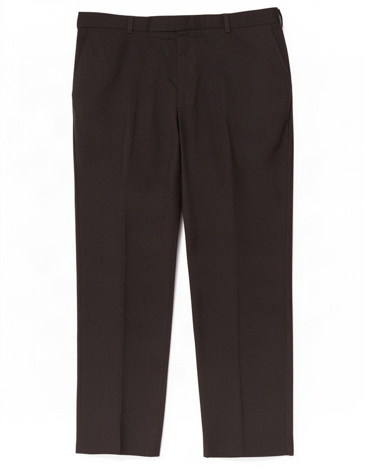 Marks & Spencer Pantaloni drepți pentru bărbați L42 L33 Poliester negru
