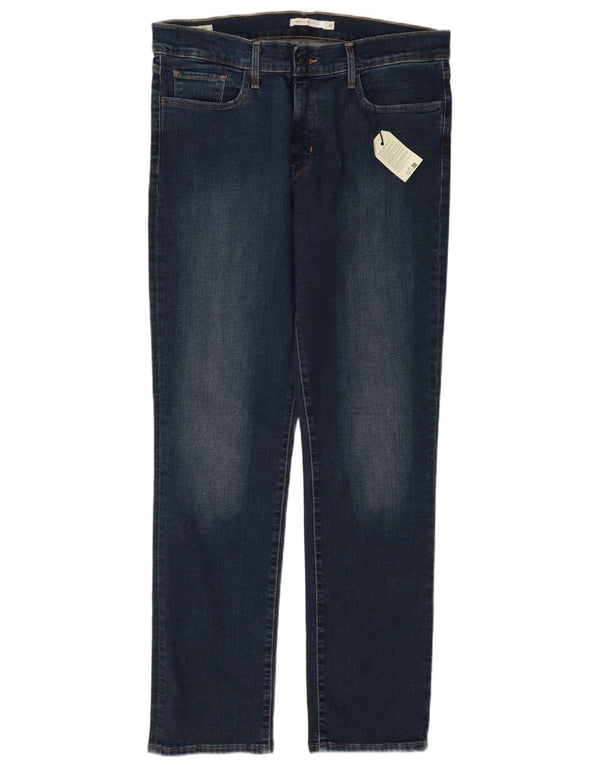 Blugi drepți modelați 314 pentru femei Levi's L32 L32 Bumbac bleumarin