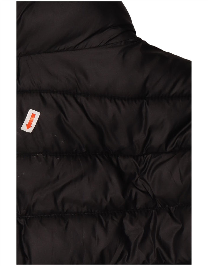 JACK WILLS Jachetă căptușită pentru femei UK 12 Poliester mediu negru